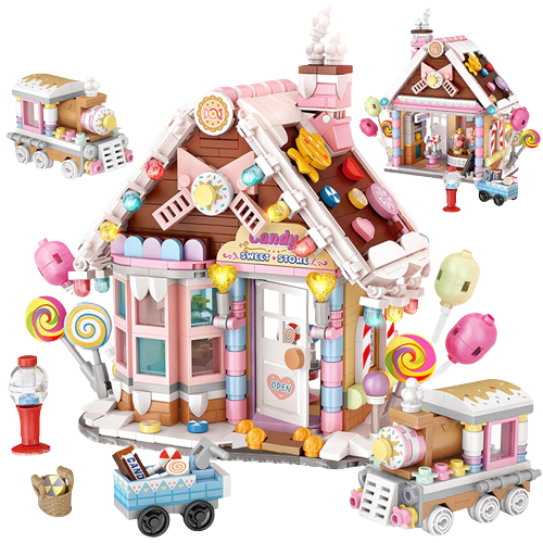 Klocki zestaw Lolly House  Słodki Domek 781 elementów 