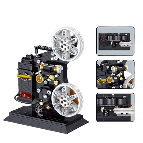 Zestaw klocków seria filmowa aparat kamera retro 605 elementy 