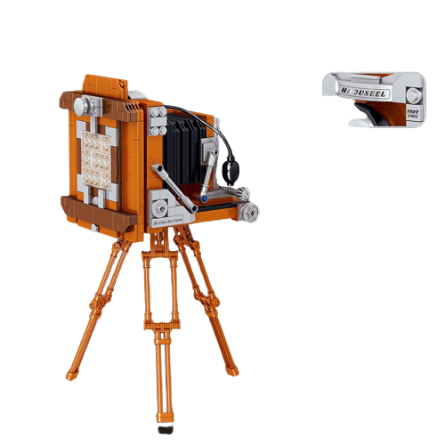 Zestaw klocków seria filmowa aparat kamera retro 501 elementy