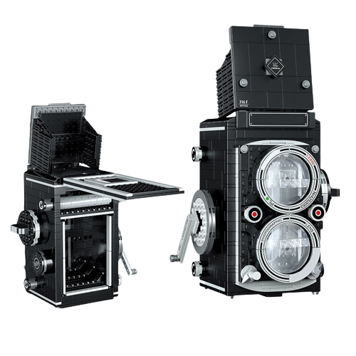 Zestaw klocków seria filmowa aparat kamera retro 622 elementy 