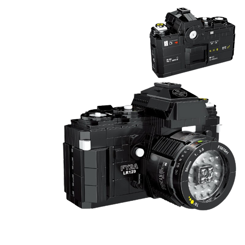 Zestaw klocków seria filmowa aparat kamera retro 627 elementy  