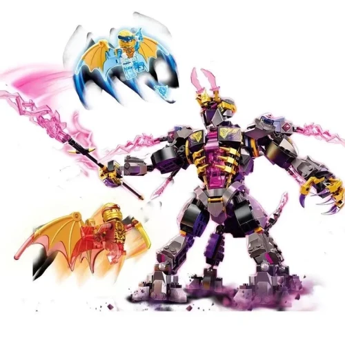 KLOCKI figurki ZESTAW ninjago krysztalowego KROL ddl