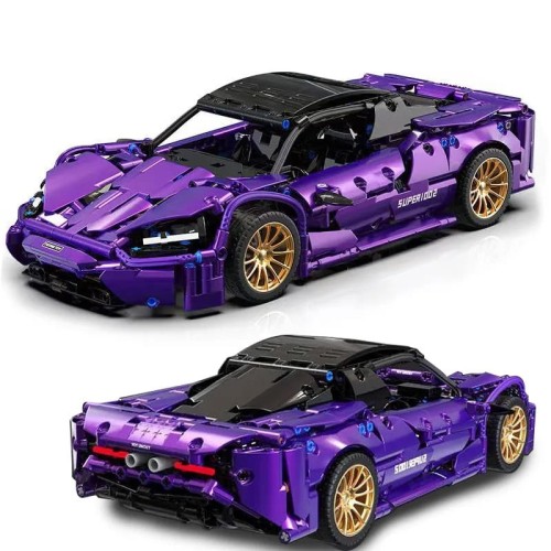 KLOCKI TECHNIC samochody MCLAREN DUZY skala 1:14 FIOLETOWY ddl