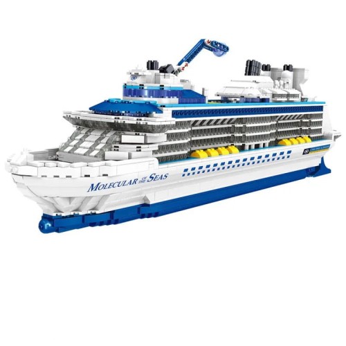 zestaw KLOCKI model statek OGROMNY ZESTAW   2428 szt. D