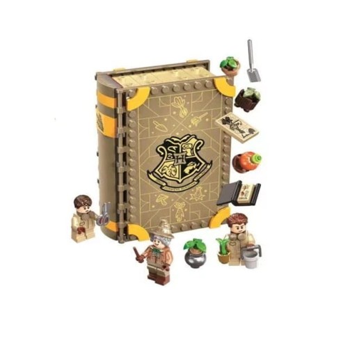 Klocki Harry Potter ksiazka brazowa figurki