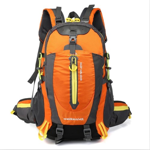 Wodoodporny plecak trekkingowy 40L pomaranczowy 