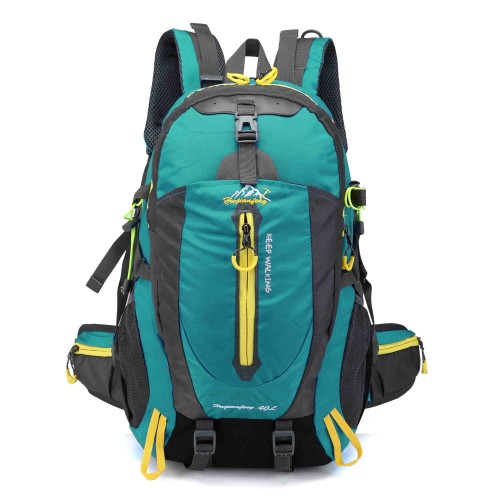 Wodoodporny plecak trekkingowy 40L turkusowy