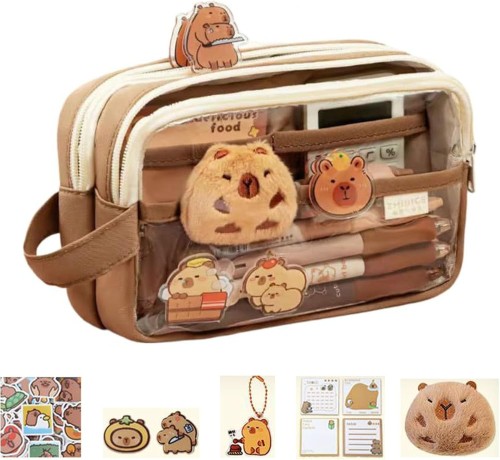 Piórnik Szkolny Dzieciecy Duży Kapibara