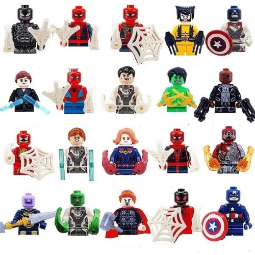 Zestaw minifigurek zabawka dla dzieci MARVEL superbohaterowie 20 szt