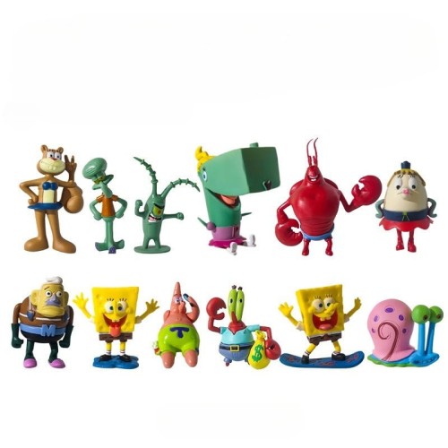 Zabawka Figurki Spongebob Zestaw 12szt