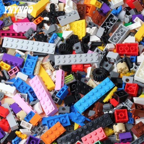 Zabawka Zestaw Klocków Mieszanka Wielki MIX 1000g