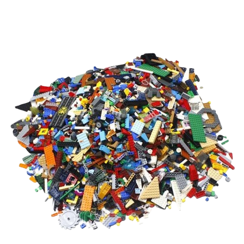 Zabawka Zestaw Klocków Mieszanka Wielki MIX 1500g