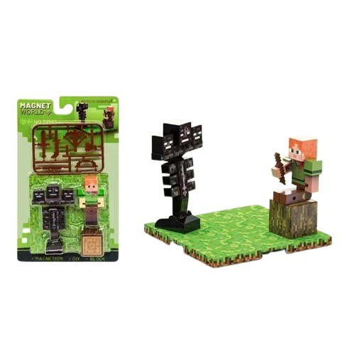Zabawka Klocki Minecraft Magnetyczne Mini Zestaw