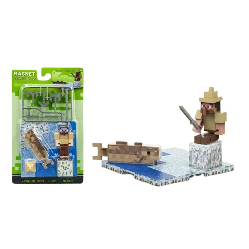 Zabawka Klocki Minecraft Magnetyczne Mini Zestaw