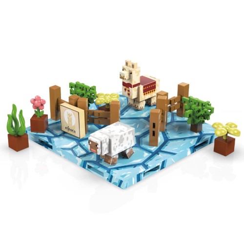 Zabawka Klocki Magnetyczne ZOO Minecraft 80szt
