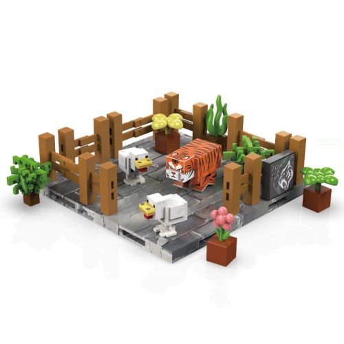 Zabawka Klocki Magnetyczne ZOO Minecraft 80szt