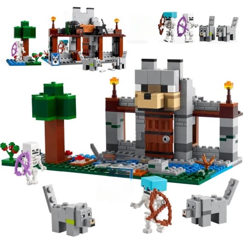 Klocki Zestaw MINECRAFT Twierdza Wilka 312szt