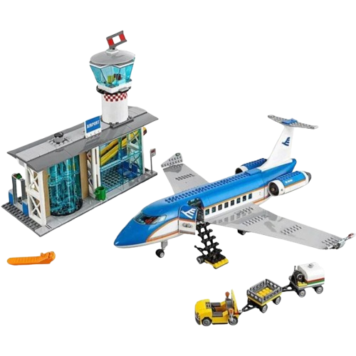 Zestaw Klocki City Lotnisko Samolot 718szt
