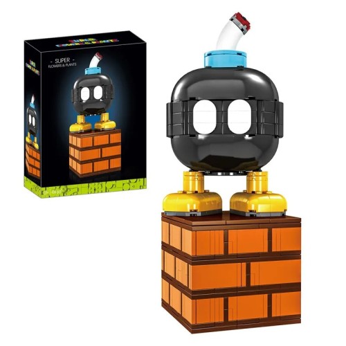 Zabawka dla dzieci Klocki Figurka Bombka Bob-omb 494 szt.
