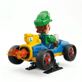 Zabawka dla dzieci Klocki Figurka Super Mario Luigi w Wyścigowym Gokarcie
