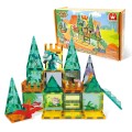 Zabawka dla dzieci Zestaw Super Wings Klocki Magnetyczne Park Dinozaurów