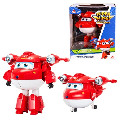 Zabawka dla dzieci SUPER WINGS Samolot Robot JETT 2w1