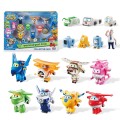 Zestaw dla dzieci Zabawka Super Wings Lotnisko Samolotów 15 Szt