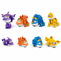 Zestaw dla dzieci Zabawka Super Wings Transformujące Figurki Dinozaurów 2w1