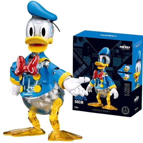 Zestaw klocki zabawka dla dzieci Figurka Donald Kaczor CYBERPUNK