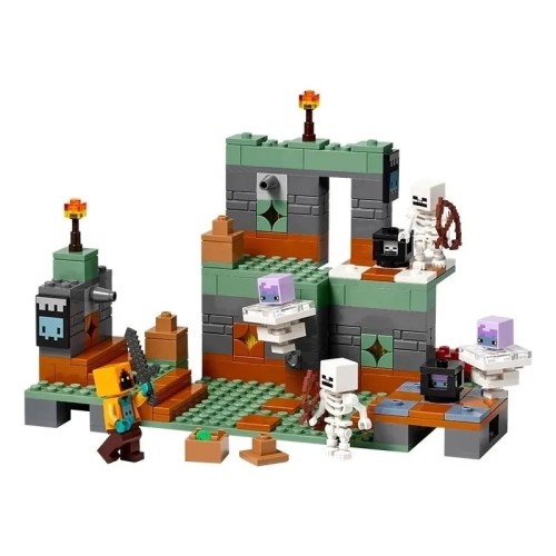 Zestaw zabawka dla dzieci klocki Minecraft Komnata Prób + Figurki