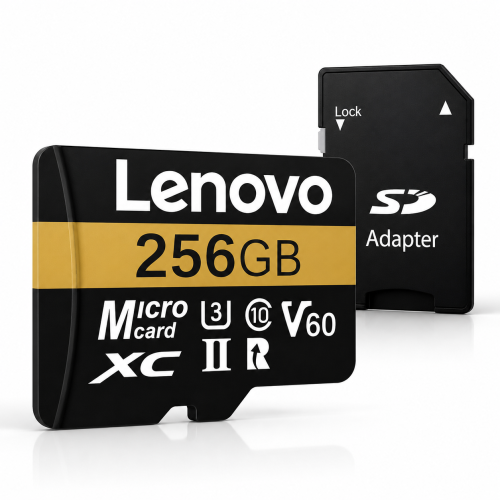 Karta Pamięci Lenovo 256GB microSDXC U3 V60 Class 10 4K + Adapter SD