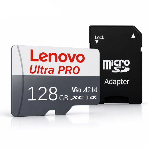 Karta Pamięci Lenovo ULTRA PRO 128GB A2 U3 V60 4K microSDXC + Adapter SD
