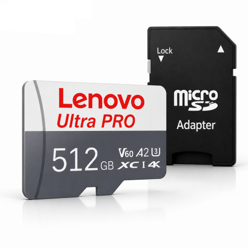Karta Pamięci Lenovo ULTRA PRO 512GB A2 U3 V60 4K microSDXC + Adapter SD