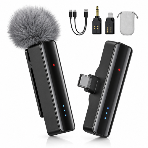 Bezprzewodowy Mikrofon USB-C BOYA V2.0 krawatowy do Telefonu