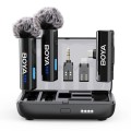BOYA BY-V Link V2.0 DUAL PRO – Mikrofon Bezprzewodowy 2TX+1RX z Etui Ładującym