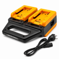 Czterokanałowa Szybka Ładowarka do Akumulatorów DeWalt 14.4V-18V XR Li-Ion 4-Portowa