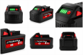 Zestaw 2x Akumulator Milwaukee M18 18V 8.0Ah Li-Ion Wysoka Pojemność