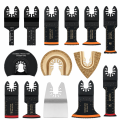 Brzeszczoty Oscylacyjne Multitool 14 szt. do Drewna PVC Metalu Ostrza do Piły Wielofunkcyjnej