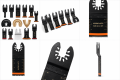 Brzeszczoty Oscylacyjne Multitool 14 szt. do Drewna PVC Metalu Ostrza do Piły Wielofunkcyjnej
