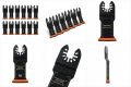 Brzeszczoty Oscylacyjne Multitool 12 szt. do Drewna PVC Metalu Ostrza do Piły Wielofunkcyjnej