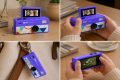 Retro Mini Kamera Cyfrowa HD z Obrotowym Ekranem Kamera w Kształcie Breloczka do Zdjęć