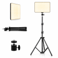Zestaw Oświetleniowy Lampa Panelowa LED Softbox Studyjna z Regulowanym Statywem 110cm