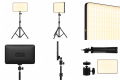 Zestaw Oświetleniowy Lampa Panelowa LED Softbox Studyjna z Regulowanym Statywem 110cm