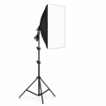 Softbox Studyjny LED 50x70 cm + Statyw E27 Oświetlenie do Zdjęć Produktowych