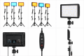 Zestaw CreatorPanel Pro 3 Lamp LED Studyjnych USB + Akcesoria i Filtry RGB
