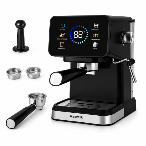 Ekspres Ciśnieniowy Barista TOUCH 20 Bar 1050W ze Spieniaczem Mleka Espresso Cappuccino Latte Panel Dotykowy