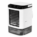 Mini Klimator Powietrza 3w1 Wentylator Nawilżacz Chłodzenie Wodne 900ml USB Cichy Biurkowy 3 Prędkości LED