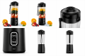 Blender Przenośny USB 700 ml 6 Ostrzy Akumulatorowy Mikser do Smoothie Koktajli Owoców i Warzyw