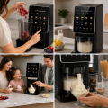 Maszyna do Lodów 8w1 Automatyczna Gelato Sorbet Frozen Yogurt Smoothie Samoczyszczenie Dotykowy Panel