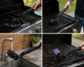 Elektryczna Szczotka do Grilla BBQ Obrotowa 3w1 Bezprzewodowa Szorowarka Akumulatorowa IPX7 LCD Czarna